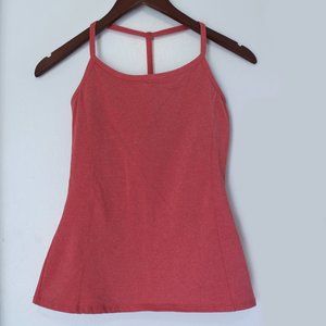 ATHLETA, CORAL T BACK WORKOUT TANK